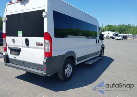 2018 Ram Promaster 2500 Window Van High Roof 159 Wb from USA, damaged, VIN 3C7WRVPG8JE141538